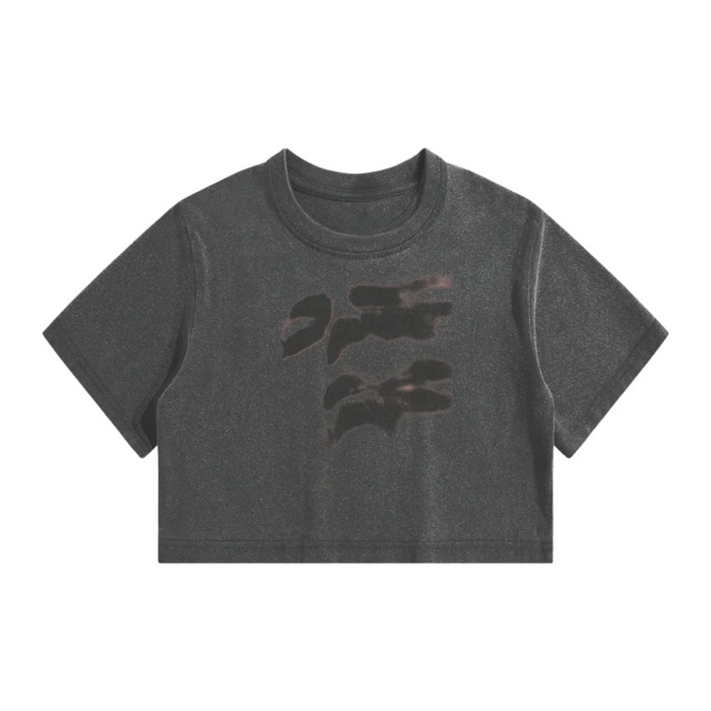 Cropped 2FACE Tee | Night Hound Original